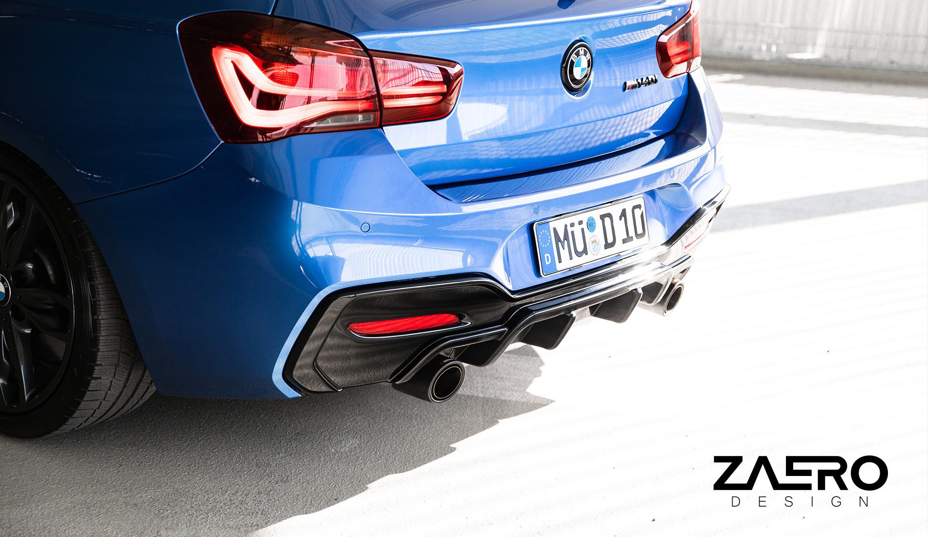 EVO-1 DIFFUSOR FÜR BMW 1ER SERIE F20 / F21 M135 & M140 LCI ZAERO-DESIGN-EVO-1-DIFFUSOR-FÜR-BMW-1ER-M135-M140-F20-F21-HECKDIFFUSOR-HECKSANSATZ-SPOILER-BODY-KIT-ANSATZ-DIFFUSORANSATZ