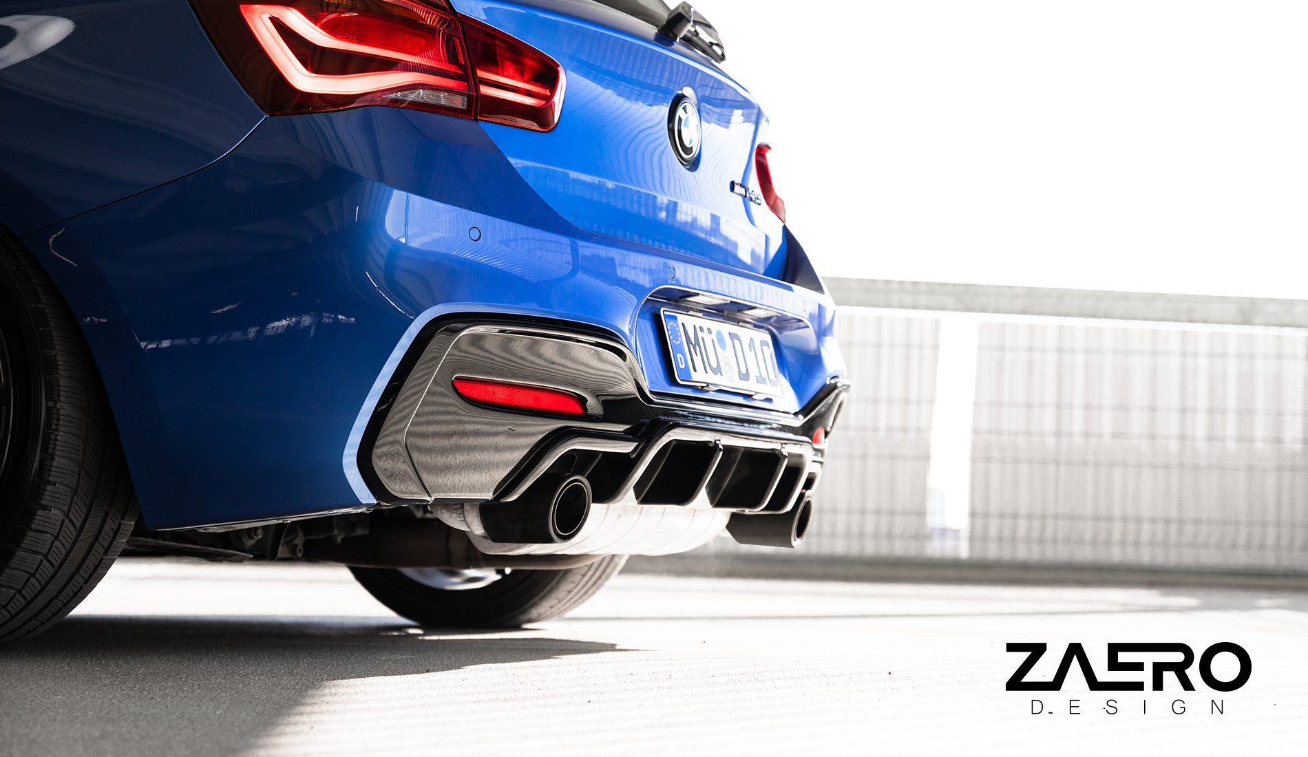 EVO-1 DIFFUSOR FÜR BMW 1ER SERIE F20 / F21 M135 & M140 LCI ZAERO-DESIGN-EVO-1-DIFFUSOR-FÜR-BMW-1ER-M135-M140-F20-F21-HECKDIFFUSOR-HECKSANSATZ-SPOILER-BODY-KIT-ANSATZ-DIFFUSORANSATZ