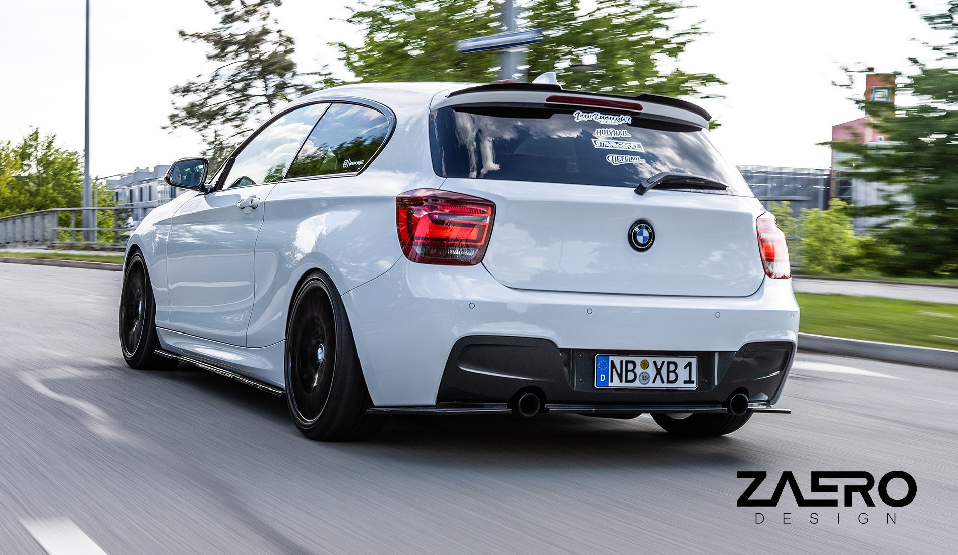 EVO-1 DIFFUSER SPLITTER EXTENSION FOR BMW 1-SERIES F20 / F21 PRE LC - M135 ZAERO-DESIGN-EVO-1-DIFFUSER-SPLITTER-EXTENSIONS-FOR-BMW-1-SERIES-116i-118i-120i-125i-M135-F20-F21-REAR-DIFFUSER-SPOILER-BODY-KIT