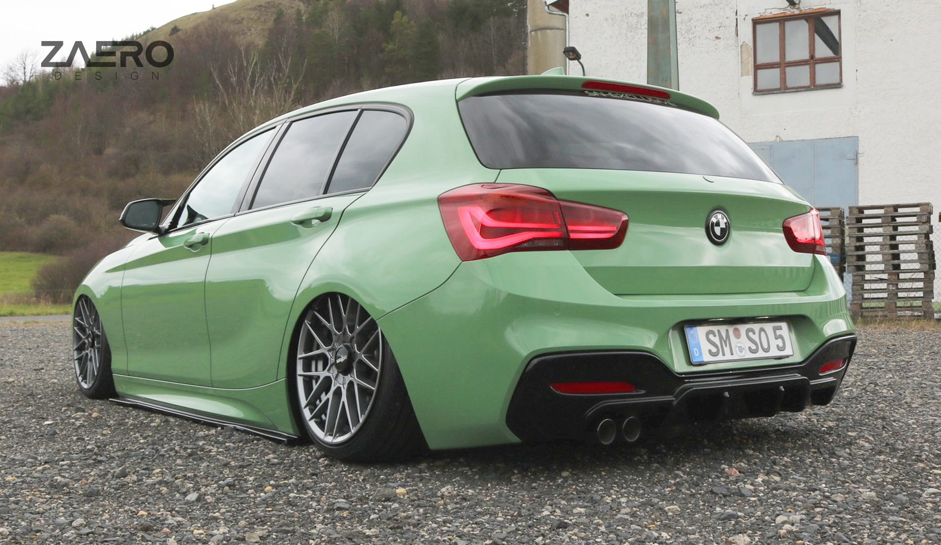 EVO-1 DIFFUSER FOR BMW 1-SERIES F20 | F21 - 120 & 125 ZAERO-DESIGN-EVO-1-DIFFUSER-FOR-BMW-1-SERIES-F20-F21-116-118-120-125-REAR-DIFFUSER-SPOILER-BODY-KIT-EXTENSION-VALLANCE