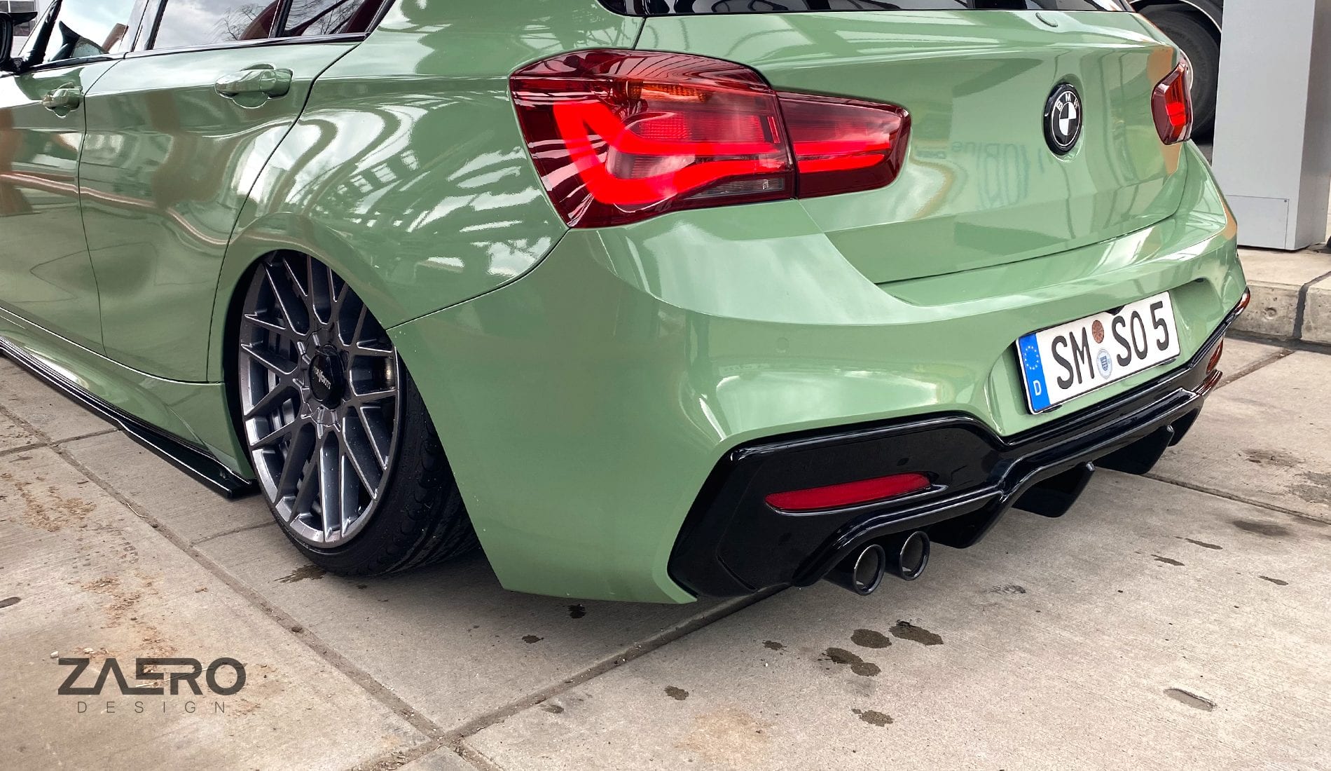 EVO-1 DIFFUSER FOR BMW 1-SERIES F20 | F21 - 120 & 125 ZAERO-DESIGN-EVO-1-DIFFUSER-FOR-BMW-1-SERIES-F20-F21-116-118-120-125-REAR-DIFFUSER-SPOILER-BODY-KIT-EXTENSION-VALLANCE