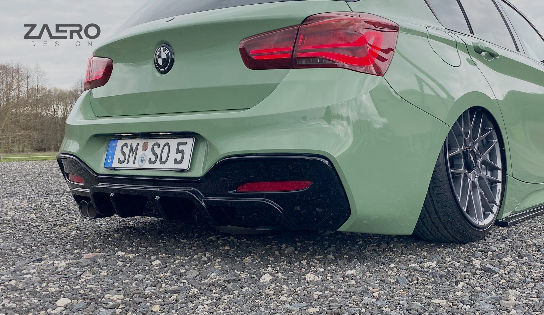 EVO-1 DIFFUSER FOR BMW 1-SERIES F20 | F21 - 120 & 125 ZAERO-DESIGN-EVO-1-DIFFUSER-FOR-BMW-1-SERIES-F20-F21-116-118-120-125-REAR-DIFFUSER-SPOILER-BODY-KIT-EXTENSION-VALLANCE