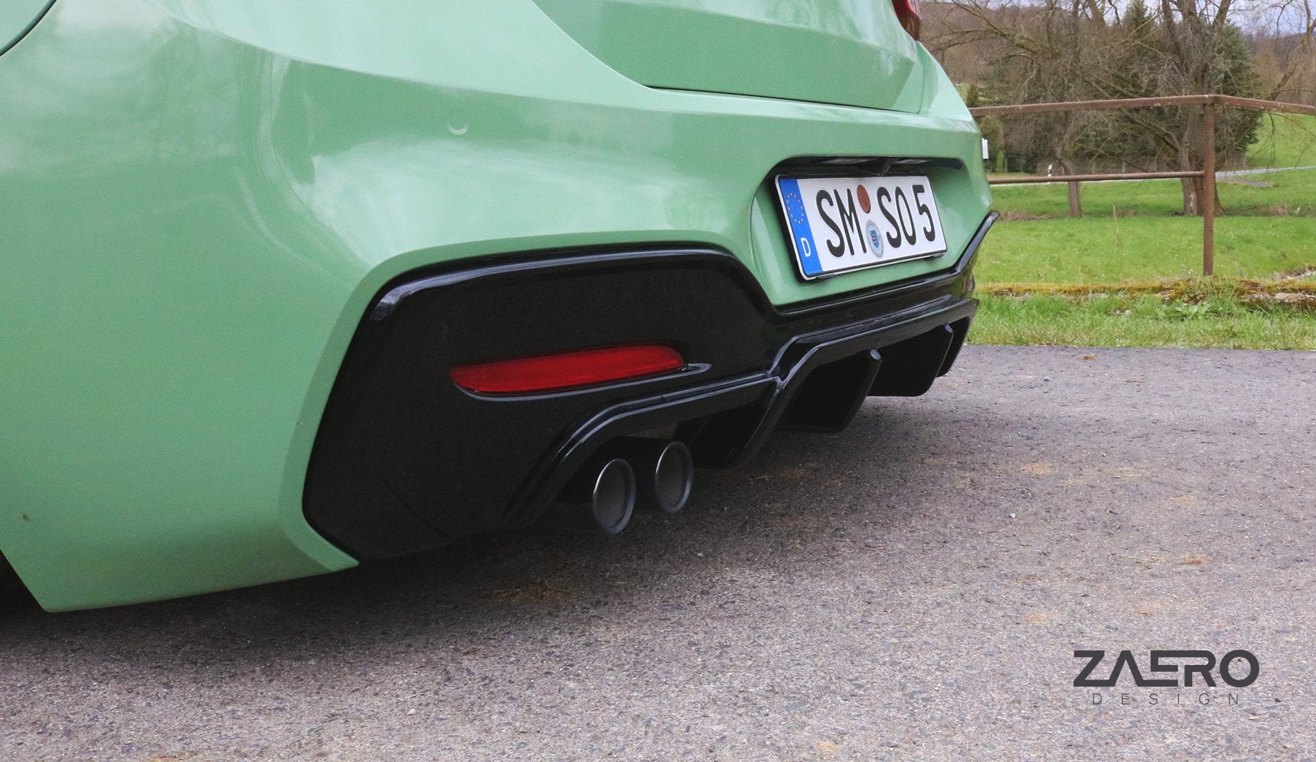 EVO-1 DIFFUSER FOR BMW 1-SERIES F20 | F21 - 120 & 125 ZAERO-DESIGN-EVO-1-DIFFUSER-FOR-BMW-1-SERIES-F20-F21-116-118-120-125-REAR-DIFFUSER-SPOILER-BODY-KIT-EXTENSION-VALLANCE
