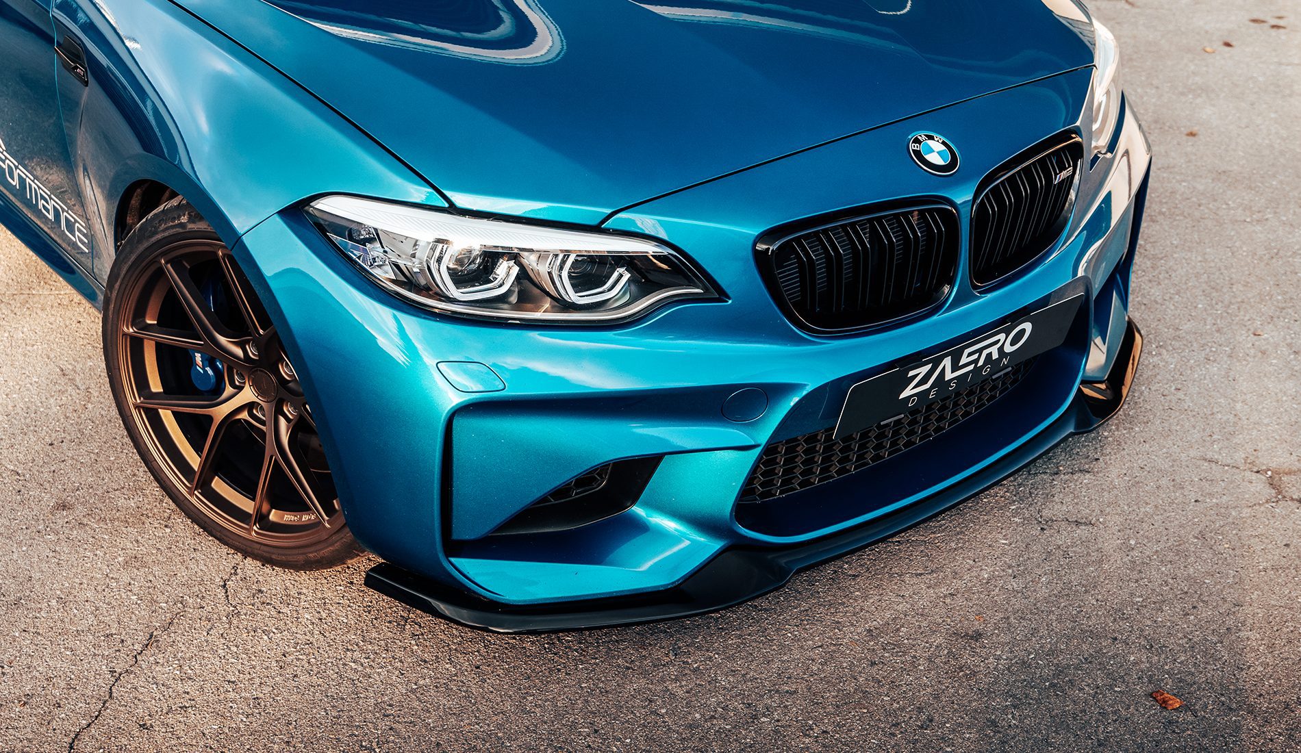 F87-21 ZAERO-DESIGN-EVO-S-FRONT-LIP-FOR-BMW-M2-F87-PRE-LCI-SPLITTER-BODY-KIT-SPOILER-EXTENSION