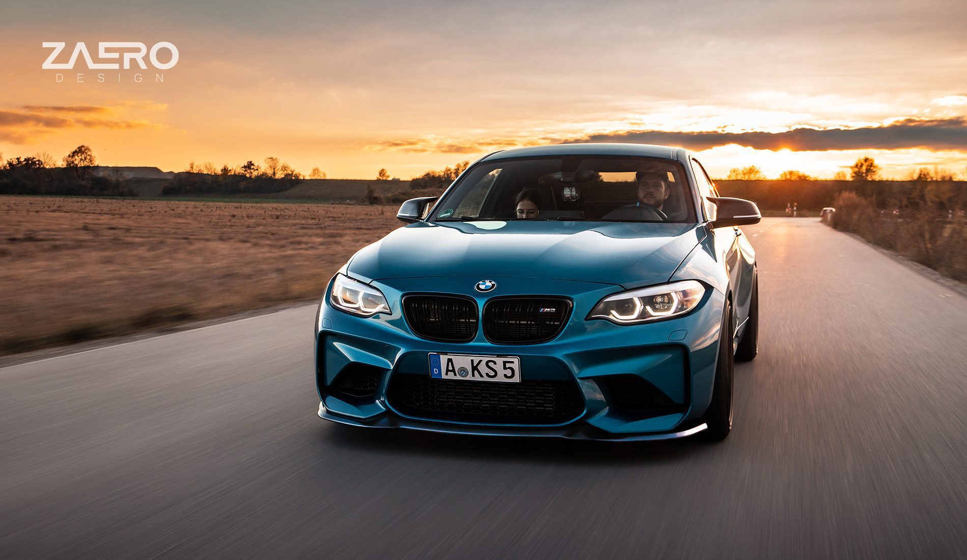 EVO-S Front Lip for BMW M2 F87 (PRE LCI) ZAERO-DESIGN-EVO-S-FRONT-LIP-FOR-BMW-M2-F87-PRE-LCI-SPLITTER-BODY-KIT-SPOILER-EXTENSION