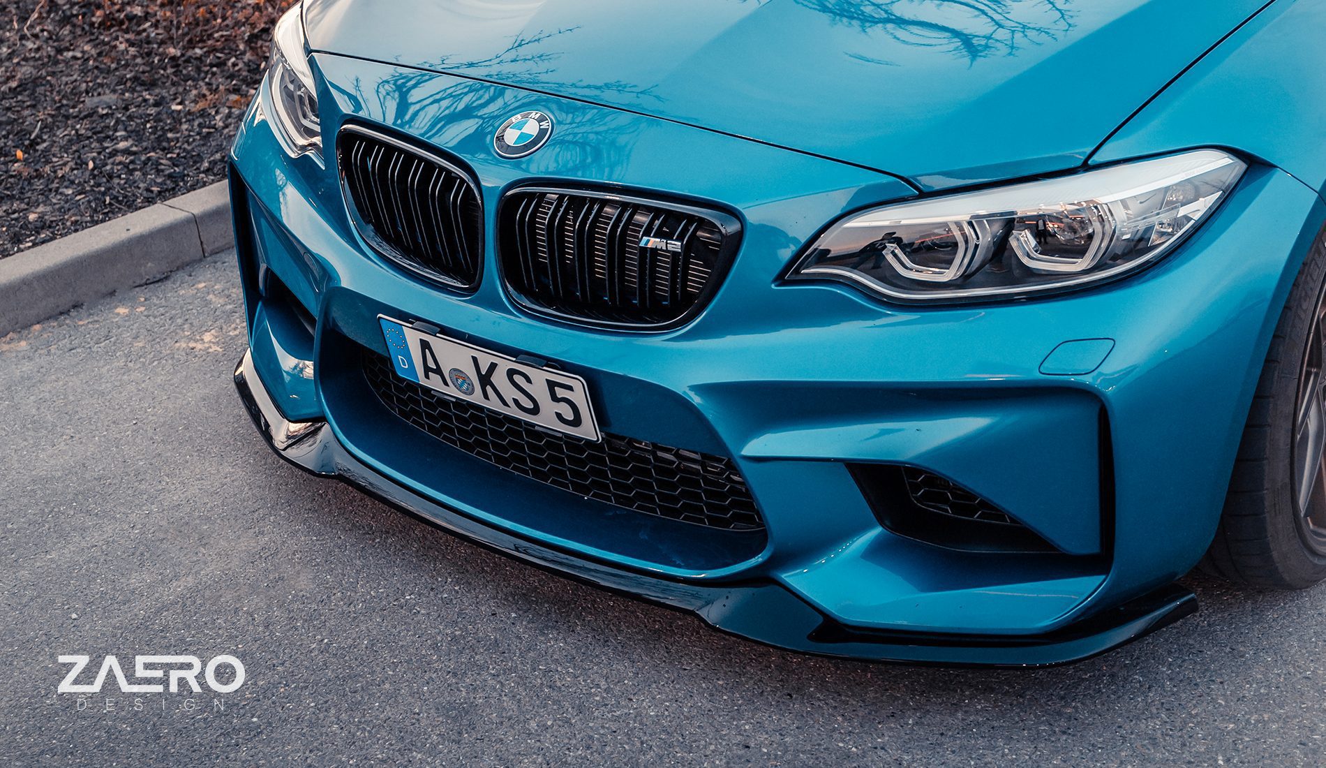 EVO-S Front Lip for BMW M2 F87 (PRE LCI) ZAERO-DESIGN-EVO-S-FRONT-LIP-FOR-BMW-M2-F87-PRE-LCI-SPLITTER-BODY-KIT-SPOILER-EXTENSION