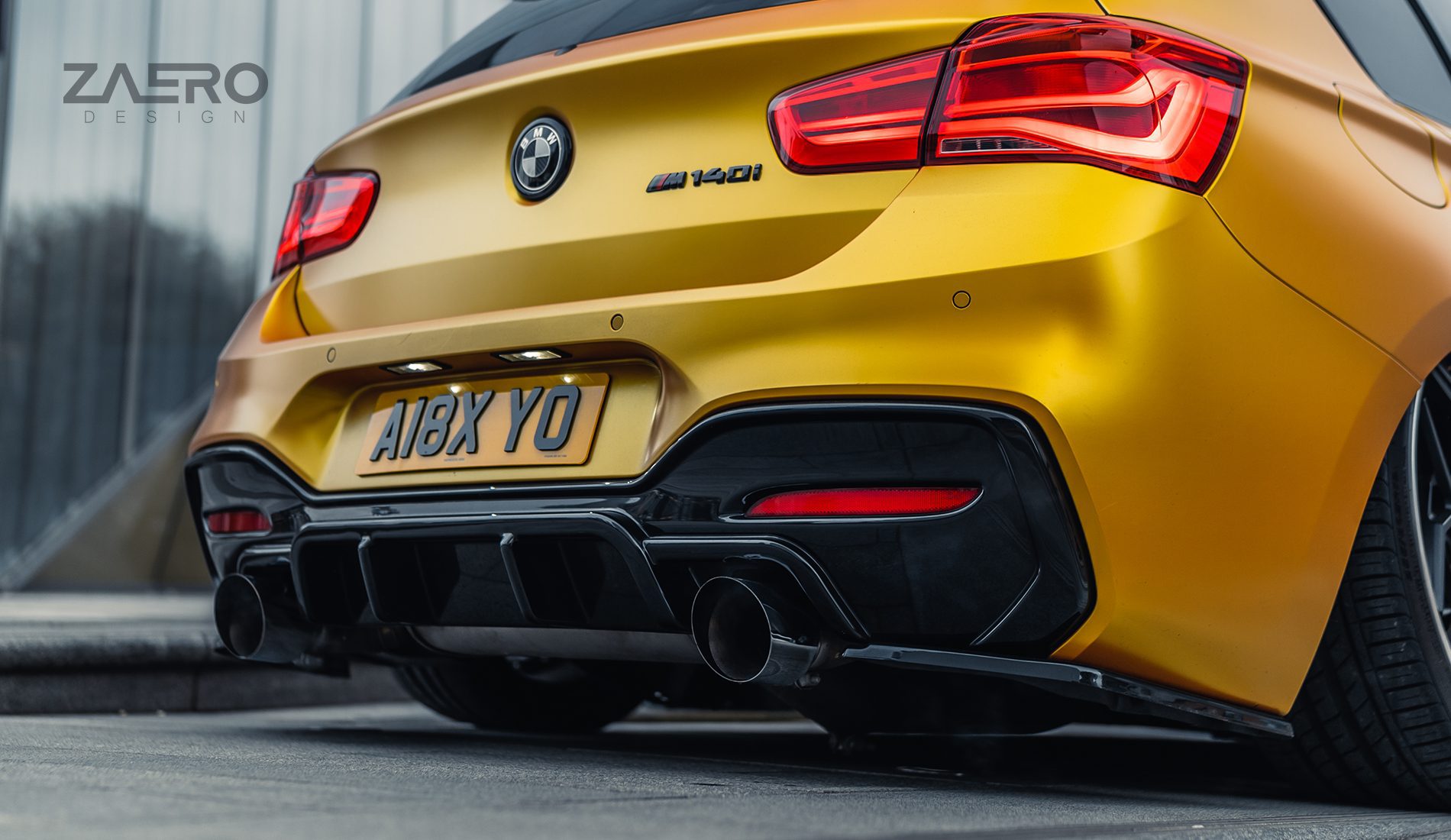 EVO-1 DIFFUSER EXTENSIONS FOR BMW 1-SERIES F20 | F21 - M135 & M140 ZAERO-DESIGN-EVO-1-DIFFUSER-FOR-BMW-1-SERIES-F20-F21-M135-M140-REAR-DIFFUSER-SPOILER-BODY-KIT-SPLITTER-EXTENSION-VALLANCE-SPATS