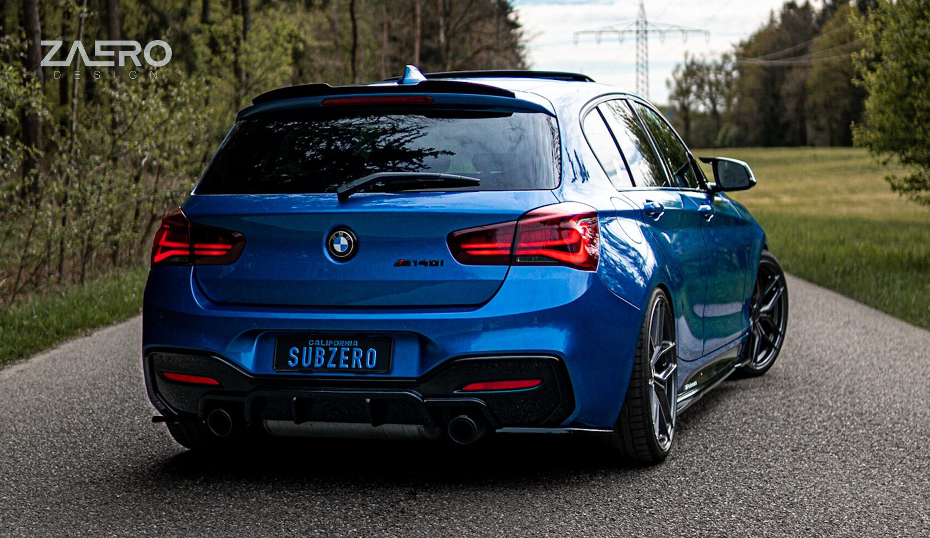 EVO-1 DIFFUSER EXTENSIONS FOR BMW 1-SERIES F20 | F21 - M135 & M140 ZAERO-DESIGN-EVO-1-DIFFUSER-FOR-BMW-1-SERIES-F20-F21-M135-M140-REAR-DIFFUSER-SPOILER-BODY-KIT-SPLITTER-EXTENSION-VALLANCE-SPATS