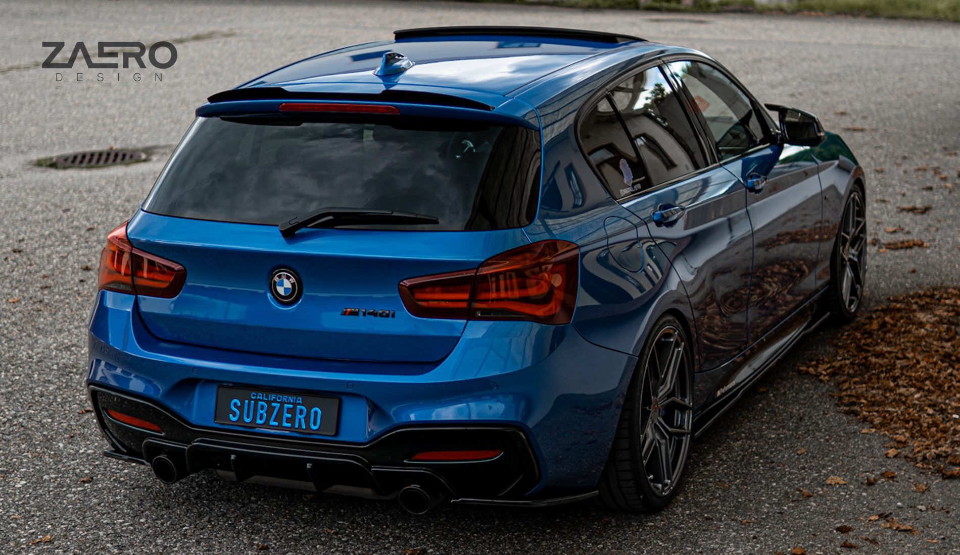 EVO-1 DIFFUSER EXTENSIONS FOR BMW 1-SERIES F20 | F21 - M135 & M140 ZAERO-DESIGN-EVO-1-DIFFUSER-FOR-BMW-1-SERIES-F20-F21-M135-M140-REAR-DIFFUSER-SPOILER-BODY-KIT-SPLITTER-EXTENSION-VALLANCE-SPATS