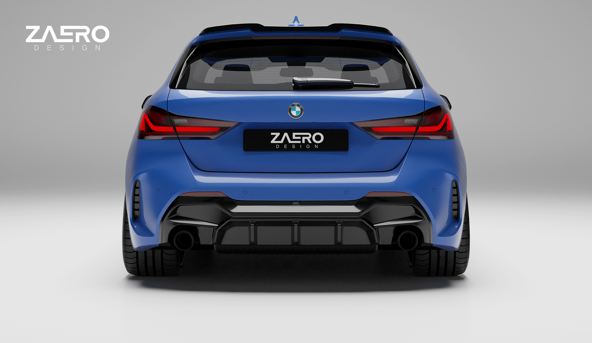 zaero design evo-1 diffusor für bmw 1er Serie f40– 120i / 125i / 128ti / M135i zaero-design-evo-1-diffusor-für-bmw-1er-serie-116-118-120-125-m135-f40-pre-lci-heckdiffusor-heckansatz-spoiler-body-kit