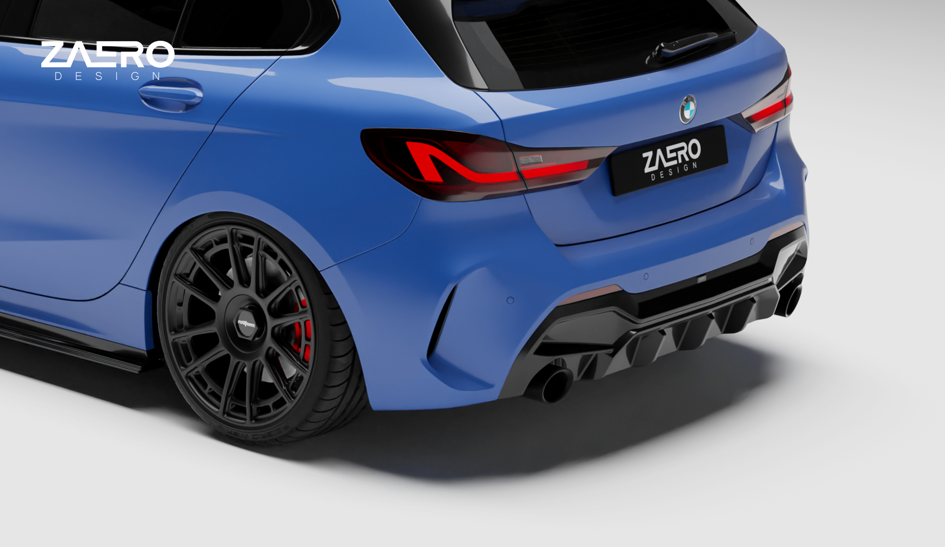 zaero design evo-1 diffusor für bmw 1er Serie f40– 120i / 125i / 128ti / M135i zaero-design-evo-1-diffusor-für-bmw-1er-serie-116-118-120-125-m135-f40-pre-lci-heckdiffusor-heckansatz-spoiler-body-kit