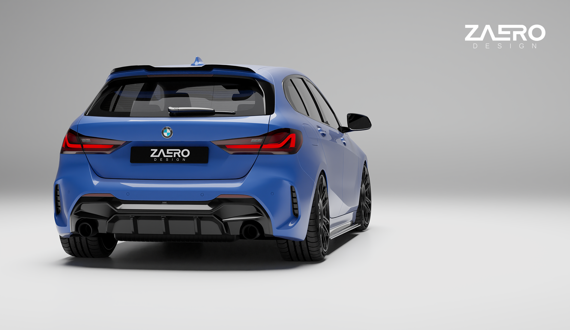 zaero design evo-1 diffusor für bmw 1er Serie f40– 120i / 125i / 128ti / M135i zaero-design-evo-1-diffusor-für-bmw-1er-serie-116-118-120-125-m135-f40-pre-lci-heckdiffusor-heckansatz-spoiler-body-kit