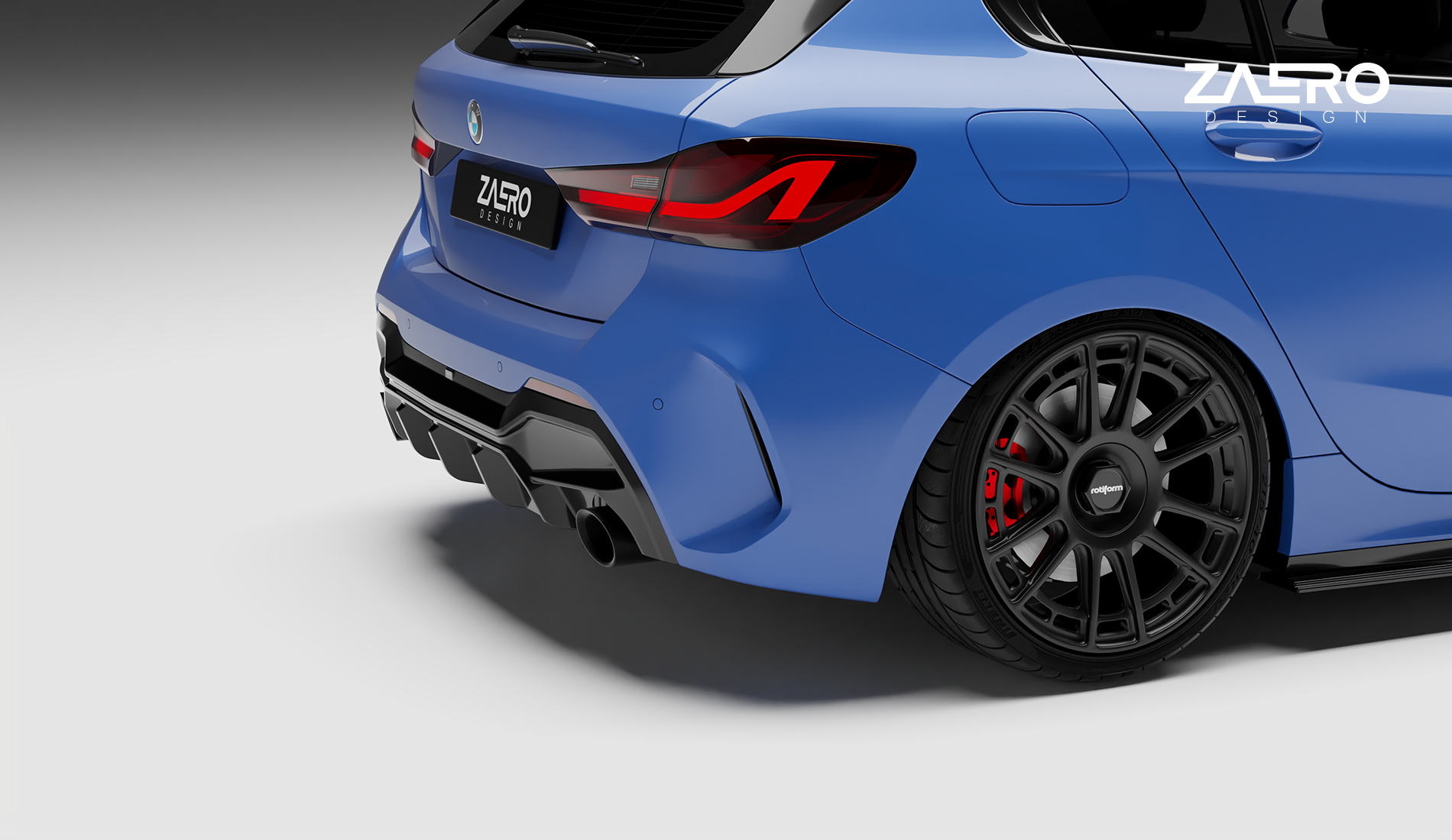 zaero design evo-1 diffusor für bmw 1er Serie f40– 120i / 125i / 128ti / M135i zaero-design-evo-1-diffusor-für-bmw-1er-serie-116-118-120-125-m135-f40-pre-lci-heckdiffusor-heckansatz-spoiler-body-kit