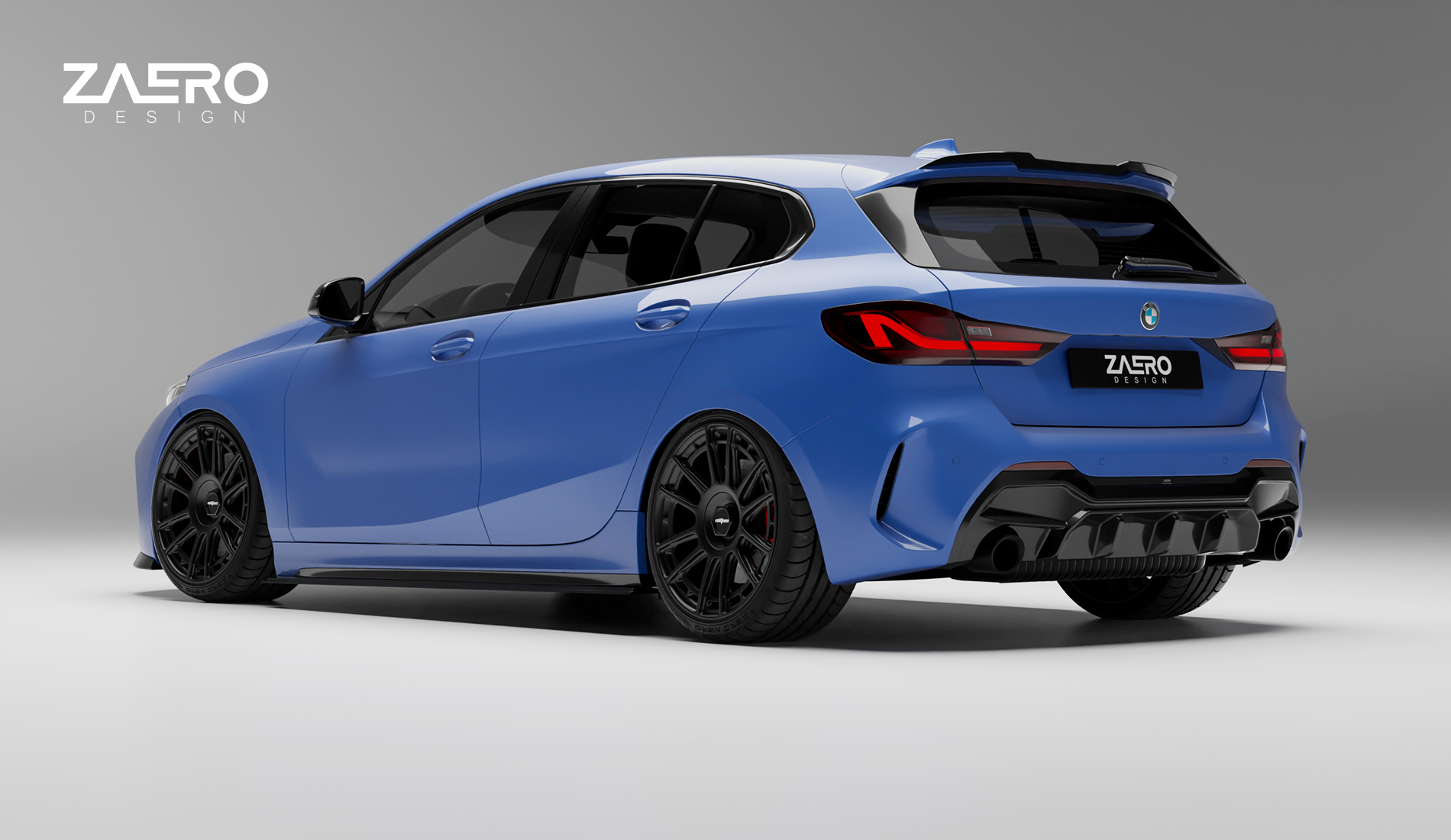 zaero design evo-1 diffusor für bmw 1er Serie f40– 120i / 125i / 128ti / M135i zaero-design-evo-1-diffusor-für-bmw-1er-serie-116-118-120-125-m135-f40-pre-lci-heckdiffusor-heckansatz-spoiler-body-kit