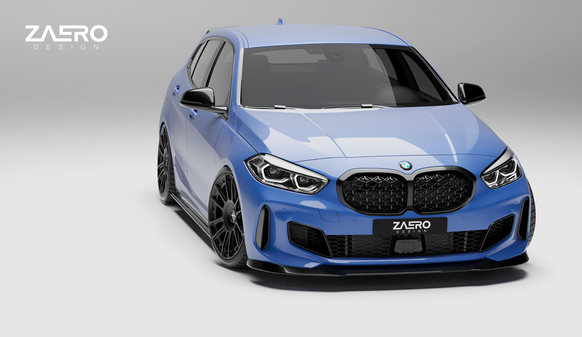 F40-8 zaero-design-evo-1-frontspoiler-für-bmw-1er-serie-116-118-120-125-m135-m140-f40-pre-lci-frontlippe-front-lippe-lip-splitter-spoiler-schwert-vorfacelift