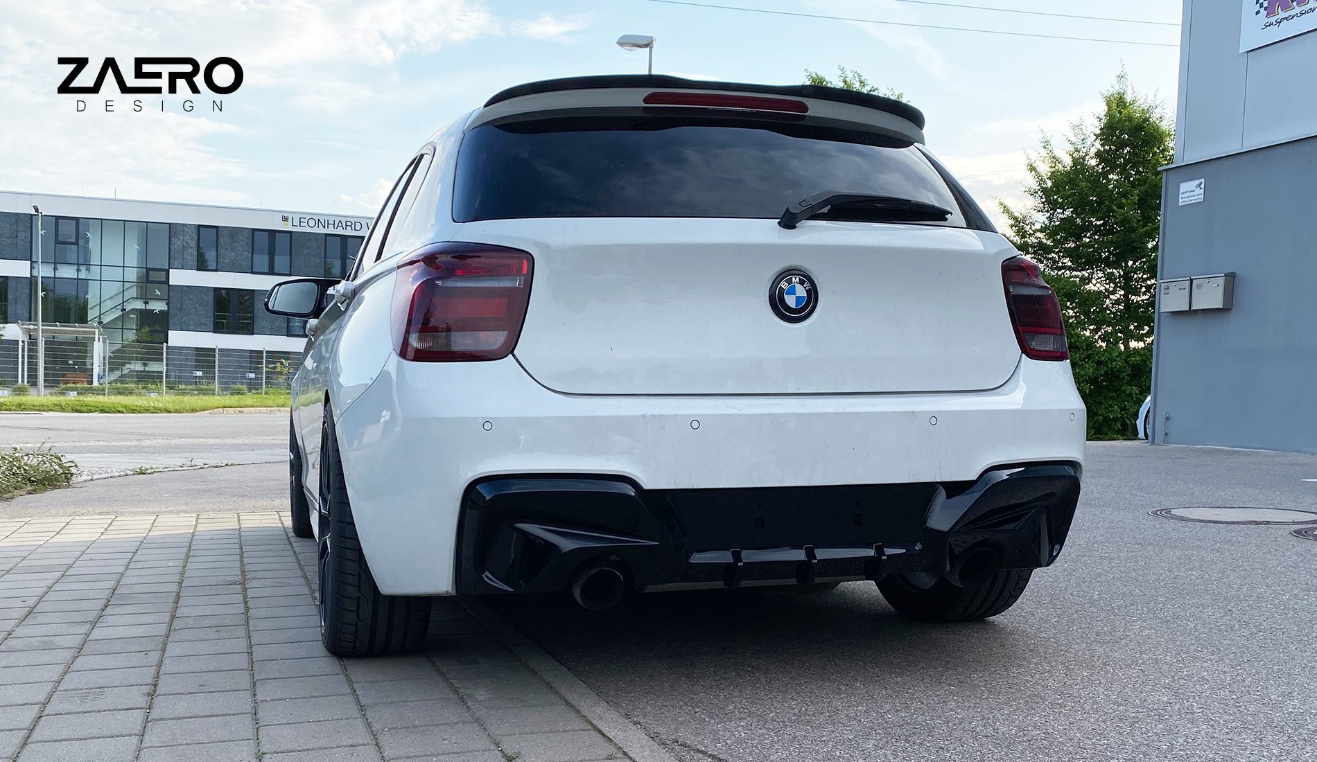 M135-DF-8 zaero-design-evo-1-diffusor-für-bmw-1er-serie-116-118-120-125-m135-f20-f21-pre-lci-heckdiffusor-heckansatz-spoiler-body-kit