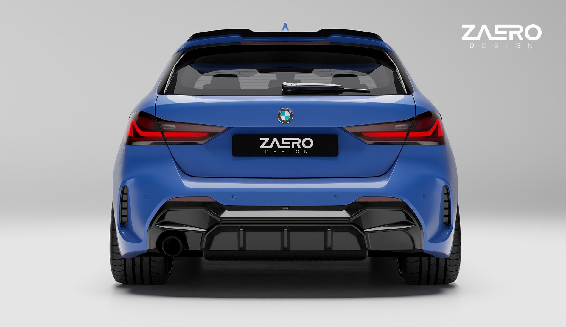 zaero desgin evo-1 diffuser for bmw 1-series f40 – 116i & 118i zaero-design-evo-1-diffusor-für-bmw-1er-serie-116-118-120-125-m135-f40-pre-lci-heckdiffusor-heckansatz-spoiler-body-kit