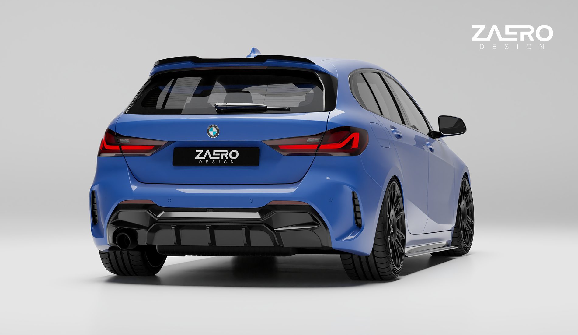 zaero desgin evo-1 diffuser for bmw 1-series f40 – 116i & 118i zaero-design-evo-1-diffusor-für-bmw-1er-serie-116-118-120-125-m135-f40-pre-lci-heckdiffusor-heckansatz-spoiler-body-kit