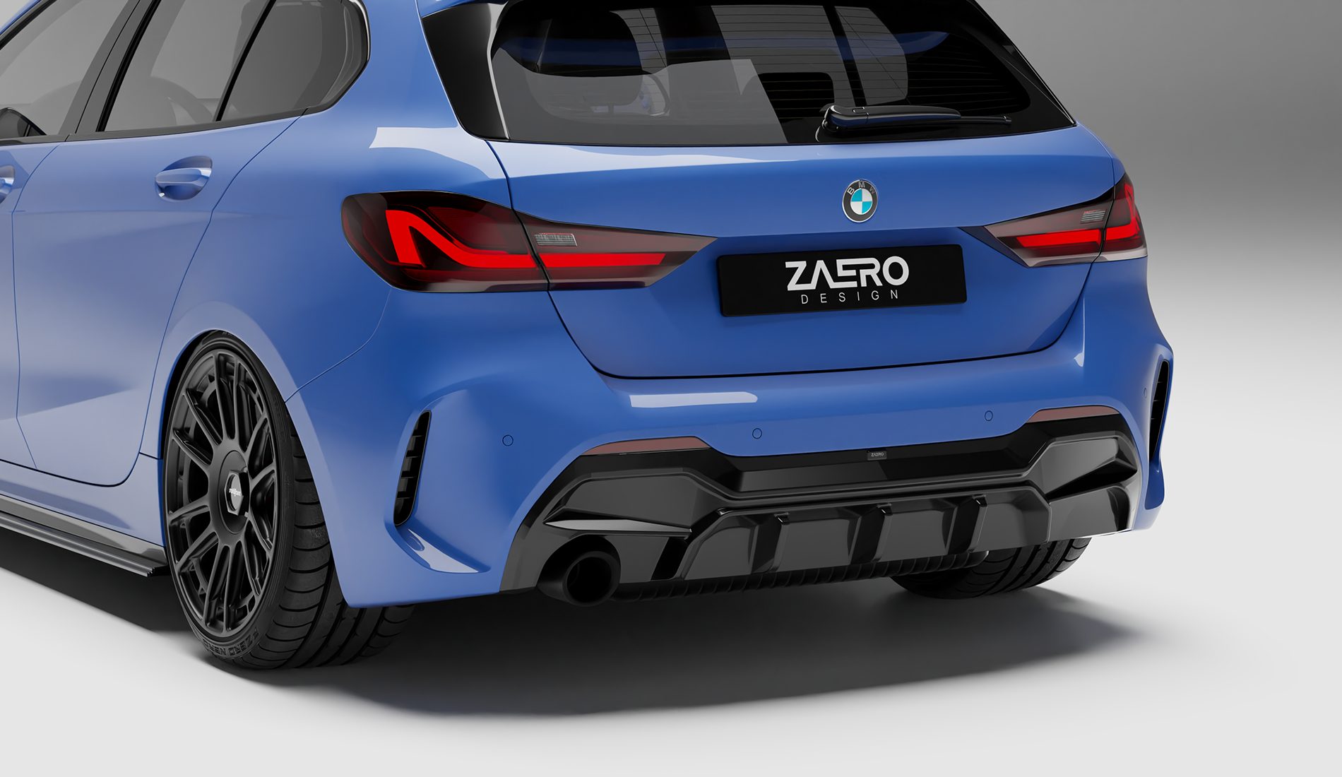 zaero desgin evo-1 diffuser for bmw 1-series f40 – 116i & 118i zaero-design-evo-1-diffusor-für-bmw-1er-serie-116-118-120-125-m135-f40-pre-lci-heckdiffusor-heckansatz-spoiler-body-kit