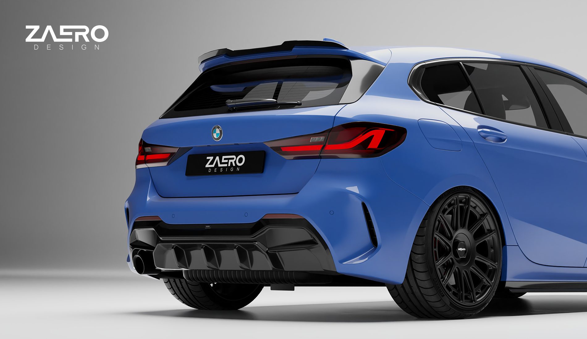 zaero desgin evo-1 diffuser for bmw 1-series f40 – 116i & 118i zaero-design-evo-1-diffusor-für-bmw-1er-serie-116-118-120-125-m135-f40-pre-lci-heckdiffusor-heckansatz-spoiler-body-kit