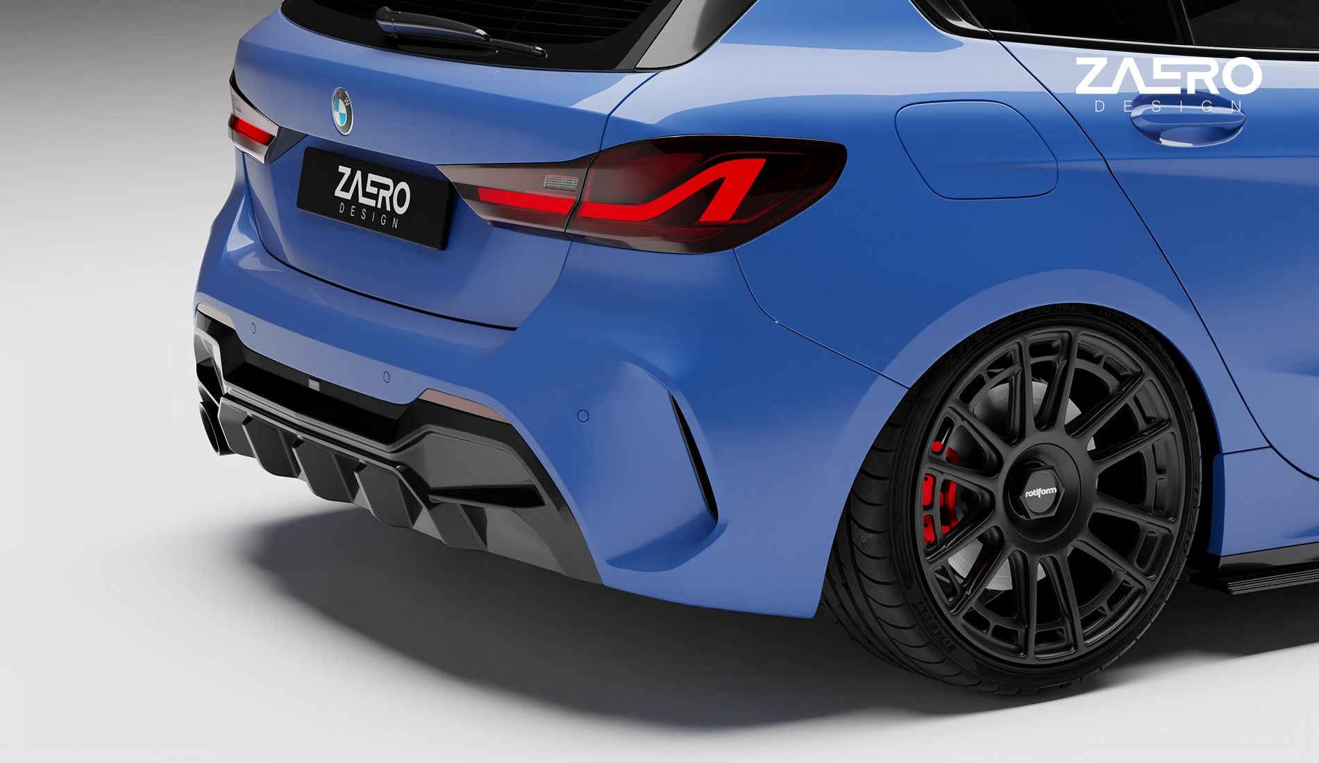 zaero desgin evo-1 diffuser for bmw 1-series f40 – 116i & 118i zaero-design-evo-1-diffusor-für-bmw-1er-serie-116-118-120-125-m135-f40-pre-lci-heckdiffusor-heckansatz-spoiler-body-kit