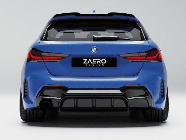 zaero-design-evo-1-diffusor-für-bmw-1er-serie-116-118-120-125-m135-f40-pre-lci-heckdiffusor-heckansatz-spoiler-body-kit