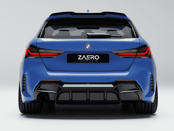 zaero-design-evo-1-diffusor-für-bmw-1er-serie-116-118-120-125-m135-f40-pre-lci-heckdiffusor-heckansatz-spoiler-body-kit