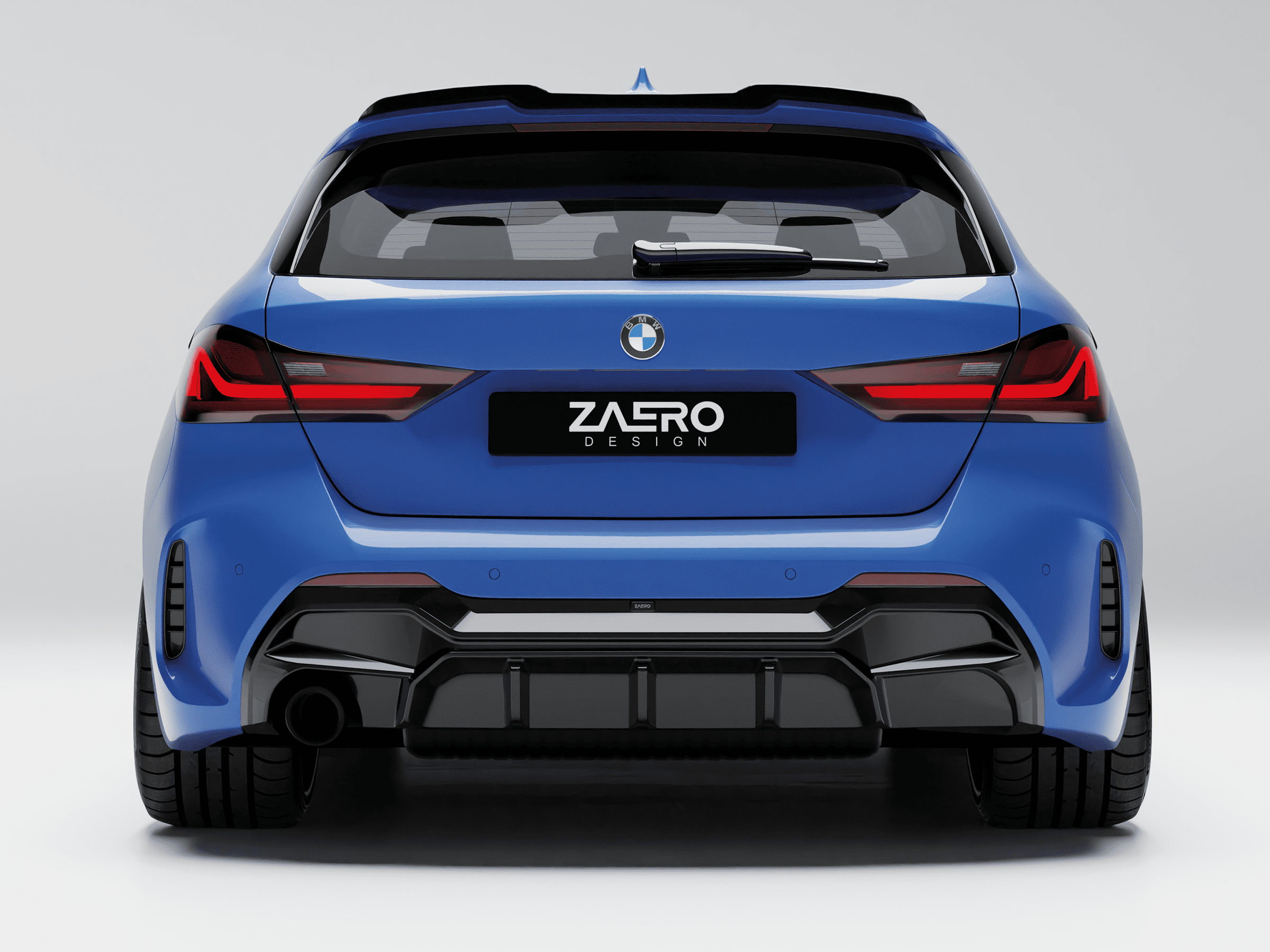zaero-design-evo-1-diffusor-für-bmw-1er-serie-116-118-120-125-m135-f40-pre-lci-heckdiffusor-heckansatz-spoiler-body-kit