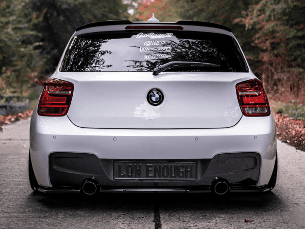 zaero-design-evo-1-diffusor-erweiterung-flaps-für-bmw-1er-m135-f20-f21-vorfacelift-heckdiffusor-heckansatz-spoiler-spats-extension-rear-diffuser