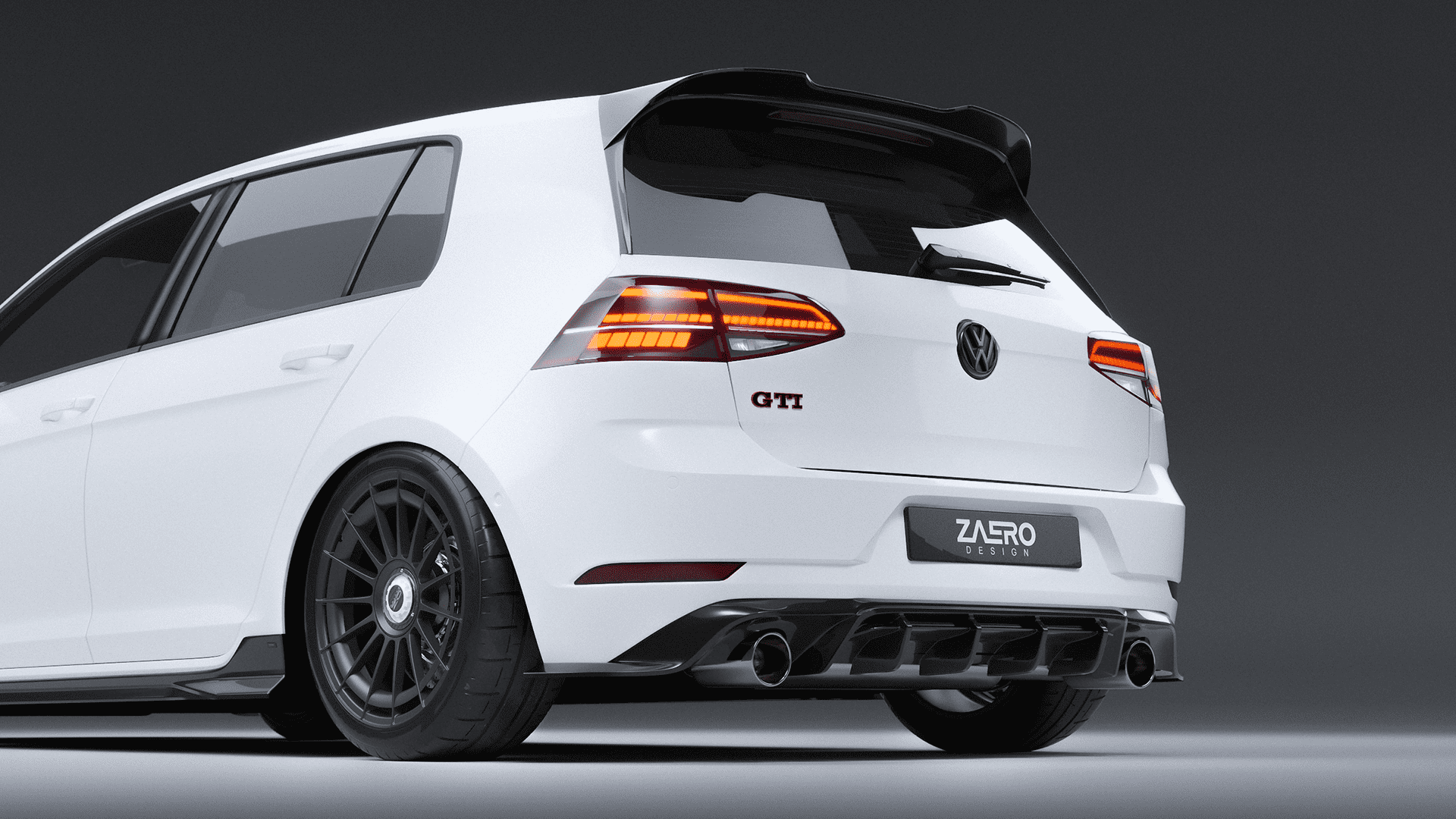 ZAERO DESIGN Heckspoiler für VW Golf 7 GTI (Facelift) volkswagen-vw-golf-7-75-gti-rear-spoiler-cap-heckspoiler-rear-wing