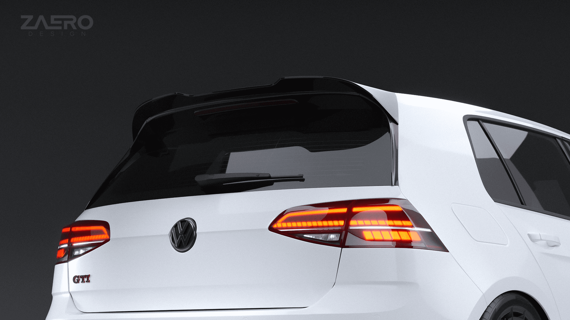 ZAERO DESIGN Heckspoiler für VW Golf 7 GTI (Facelift) volkswagen-vw-golf-7-75-gti-rear-spoiler-cap-heckspoiler-rear-wing