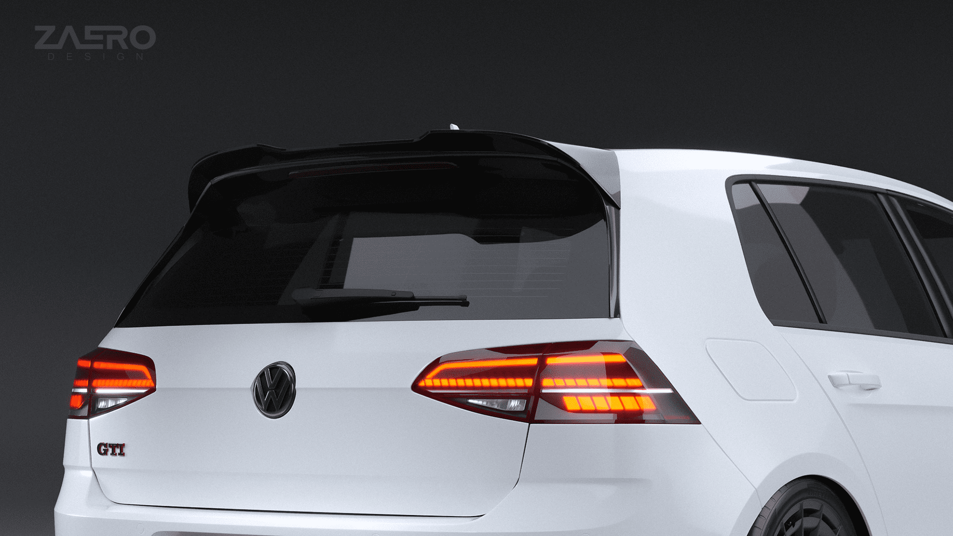 ZAERO DESIGN Heckspoiler für VW Golf 7 GTI (Facelift) volkswagen-vw-golf-7-75-gti-rear-spoiler-cap-heckspoiler-rear-wing