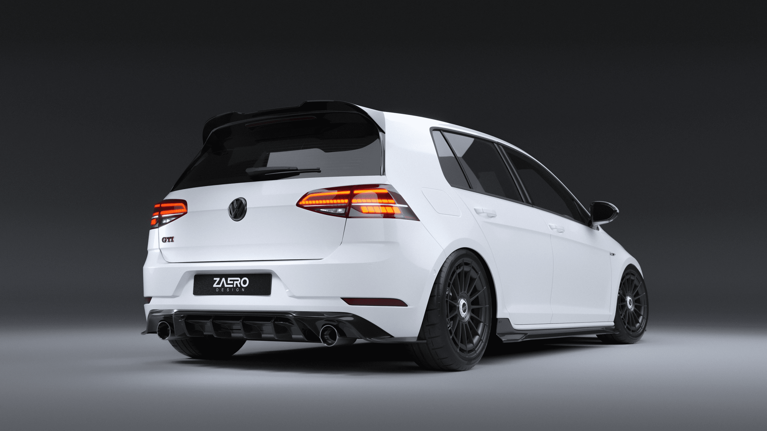 ZAERO DESIGN Heckspoiler für VW Golf 7 GTI (Facelift) volkswagen-vw-golf-7-75-gti-rear-spoiler-cap-heckspoiler-rear-wing