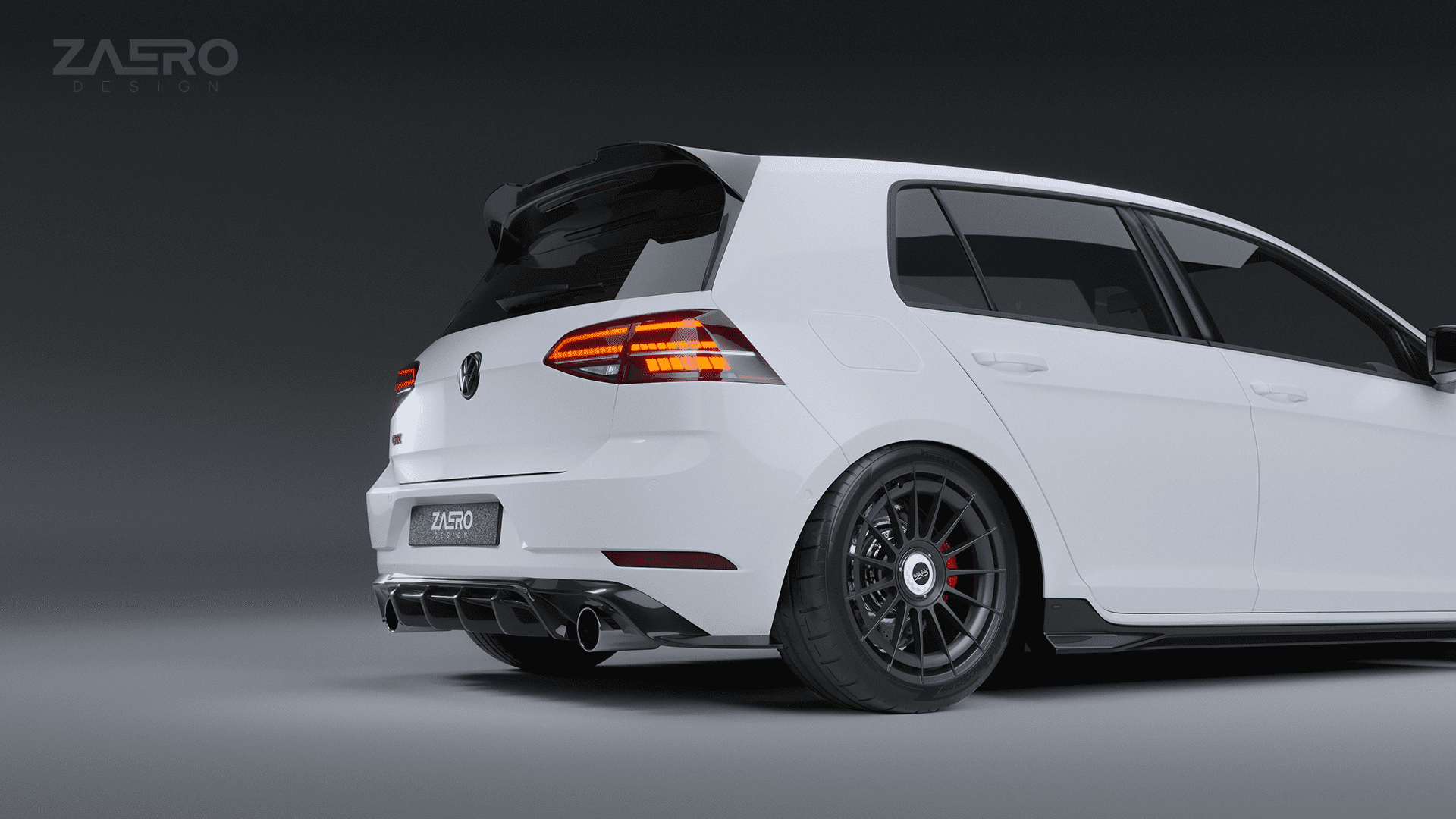 ZAERO DESIGN Heckspoiler für VW Golf 7 GTI (Facelift) volkswagen-vw-golf-7-75-gti-rear-spoiler-cap-heckspoiler-rear-wing