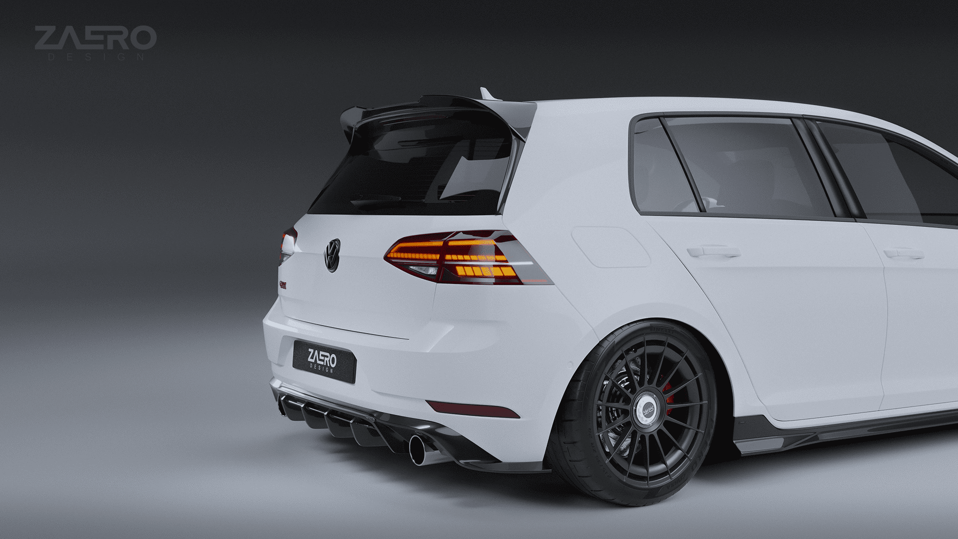 ZAERO DESIGN Heckspoiler für VW Golf 7 GTI (Facelift) volkswagen-vw-golf-7-75-gti-rear-spoiler-cap-heckspoiler-rear-wing