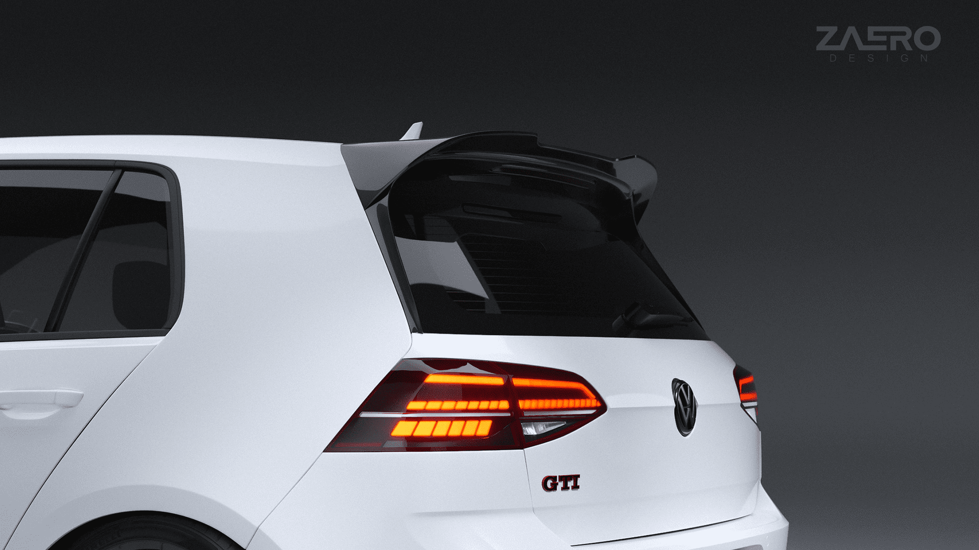 ZAERO DESIGN Heckspoiler für VW Golf 7 GTI (Facelift) volkswagen-vw-golf-7-75-gti-rear-spoiler-cap-heckspoiler-rear-wing