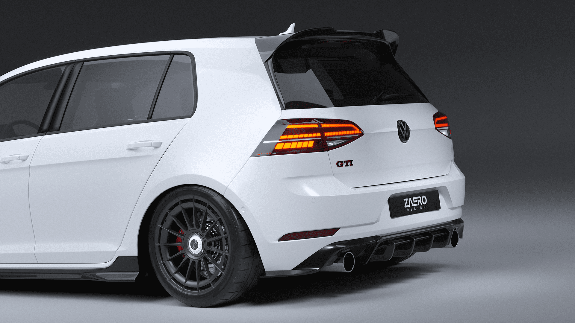 ZAERO DESIGN Heckspoiler für VW Golf 7 GTI (Facelift) volkswagen-vw-golf-7-75-gti-rear-spoiler-cap-heckspoiler-rear-wing