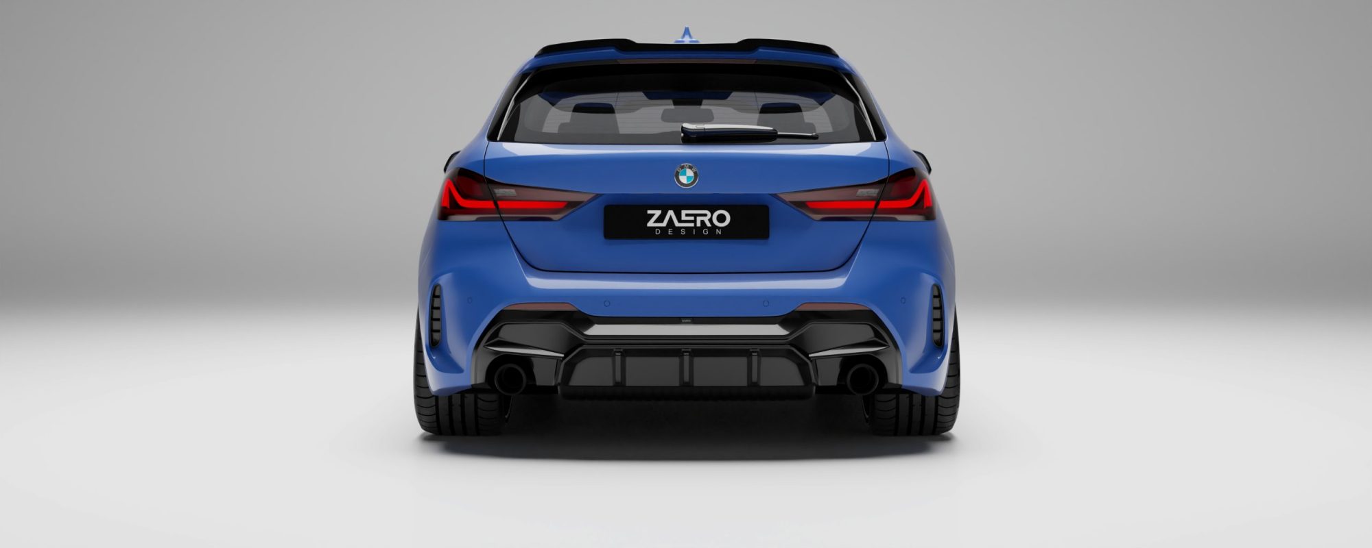 zaero-design-evo-1-diffusor-für-bmw-1er-serie-116-118-120-125-m135-f40-pre-lci-heckdiffusor-heckansatz-spoiler-body-kit